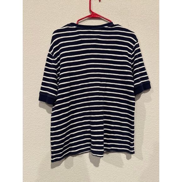 Polo Ralph Lauren Kids Navy & White Striped T-shirt‎ Size XL - Picture 2 of 5